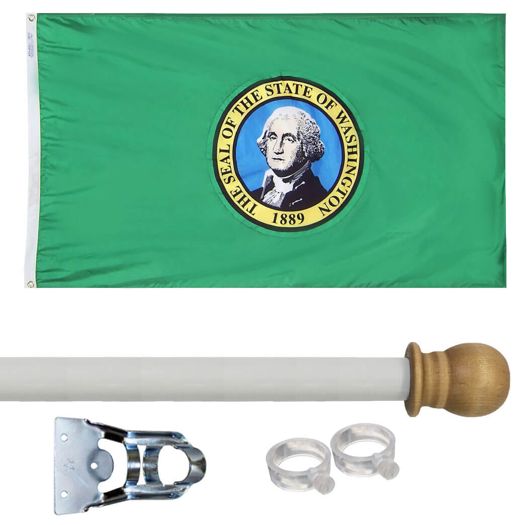 Washington Standard House Flag Kit