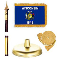 Wisconsin Premium Flag Kit