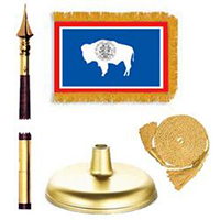 Wyoming Premium Flag Kit