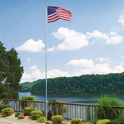 Tapered Ground Set Flagpole in Gift Box, KTAPE20