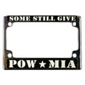 POW MIA Motorcycle License Plate Frame, LP2940POW