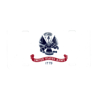 US Army License Plate, LPARMY