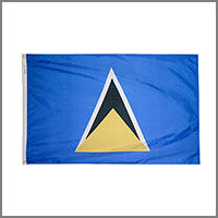 St. Lucia Flags