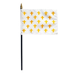 Fleur-De-Lis Miniature Flag, M23FLEUR46