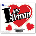 I Love My Airman 3-in-1 Car Magnet, MAGILMA