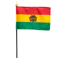 Bolivia Government Miniature Flag