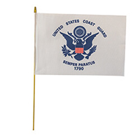 Coast Guard Miniature Flag, MCOAS1218