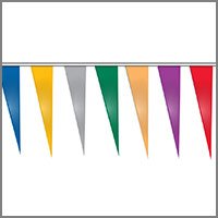 Metallic String Pennants