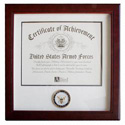 Navy Certificate of Achievement Frame, MFNAVYCOA