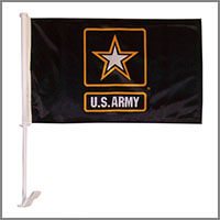 Military Car Flags