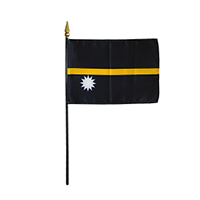 Nauru Miniature Flag, MNAUR46