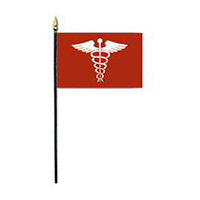 Surgeon Officer's Miniature Flag, MNSURG46