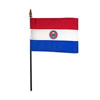 Paraguay Miniature Flag