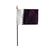 State of Qatar Miniature Flag, MQATA46