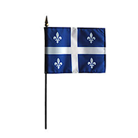 Quebec Miniature Flag, MQUEB46