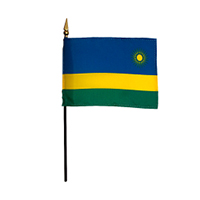 Rwanda Miniature Flag, MRWAN46
