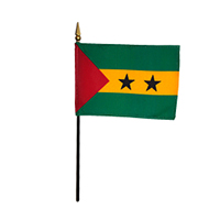 São Tomé and Príncipe Miniature Flag, MSAOT46