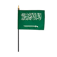 Saudi Arabia Miniature Flag, MSAUD46