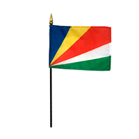 Republic of Seychelles Miniature Flag, MSEYC46
