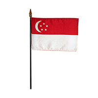 Singapore Miniature Flag, MSING46