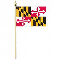 Maryland Miniature Flag, MSMD1218