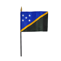 Solomon Islands Miniature Flag, MSOLO46