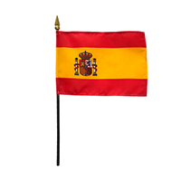 Spain Government Miniature Flag