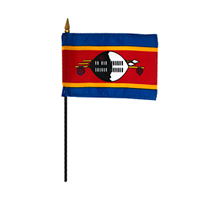 Kingdom of Swaziland Miniature Flag, MSWAZ46