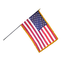 Fringed Miniature US Flag