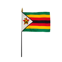 Zimbabwe Miniature Flag, MZIMB46