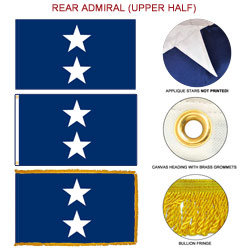 Navy Rear Admiral Upper Half Flags, FBPP0000011119