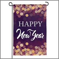New Years Flags and Banners