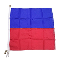Nylon Rope Metal 'E' International Code Signal Flag