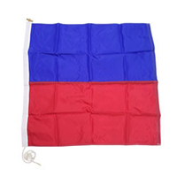 Nylon Rope Wood 'E' International Code Signal Flag