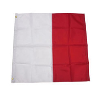 Nylon 'H' International Code Signal Flag