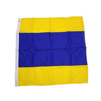 Nylon Canvas 'D' International Code Signal Flag