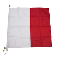 Nylon Rope Metal 'H' International Code Signal Flag