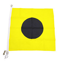 Nylon Rope Metal 'I' International Code Signal Flag