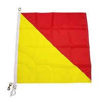 Nylon Rope Metal 'O' International Code Signal Flag