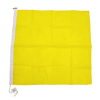 Nylon Rope Wood 'Q' International Code Signal Flag