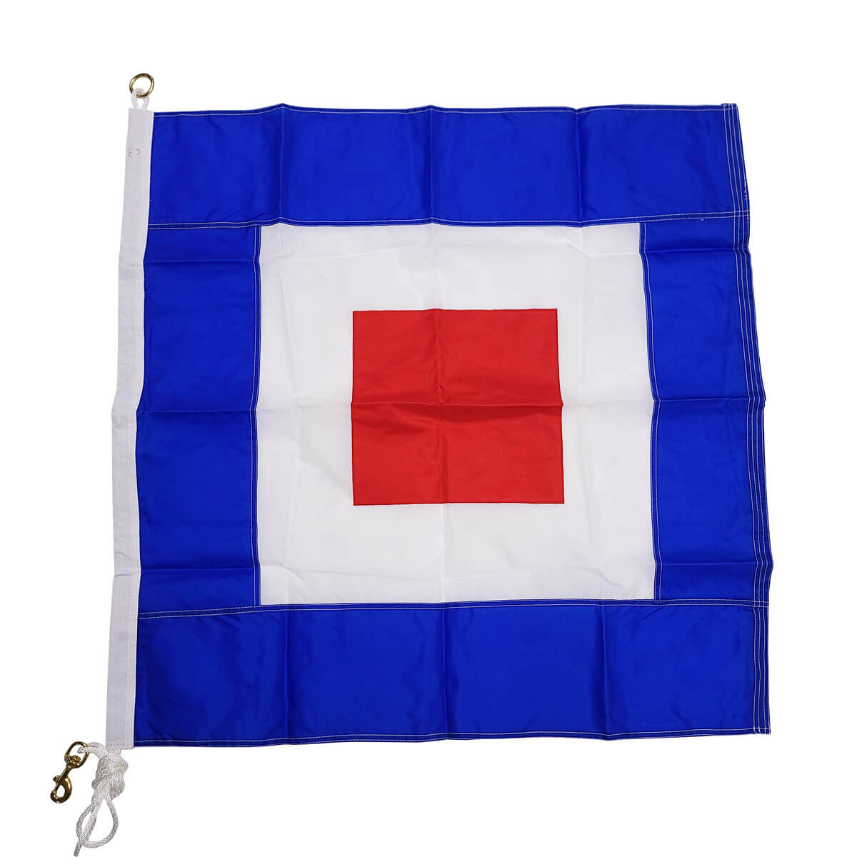 Nylon Rope Metal W International Code Signal Flag