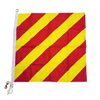 Nylon Rope Metal 'Y' International Code Signal Flag