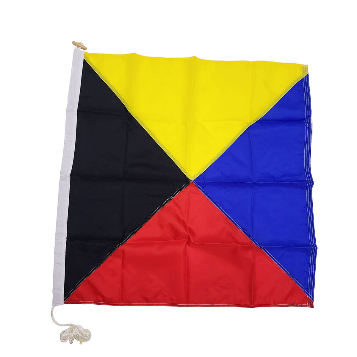 No. 10 Z International Code Signal Flag with Rope and Toggle
