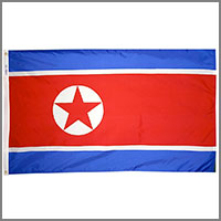 North Korea Flags