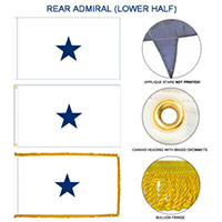 Navy Not of the Line Rear Admiral Lower Half Flag