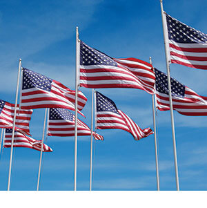 outdoor american flags made