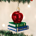 Teacher's Apple Ornament, OWC36128