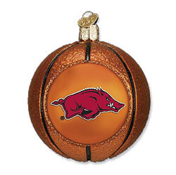 Arkansas Razorbacks Basketball Ornament  , OWC62601