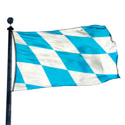 Bavaria Economy Polyester Flag (3 ft. x 5 ft.), PBAVA35P