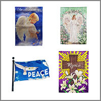 Religious/Cemetery/Peace Banners & Flags for Home and Garden